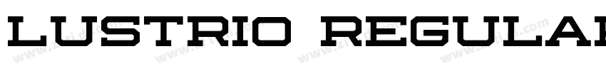 Lustrio Regular字体转换 Lustrio Regular字体转换
